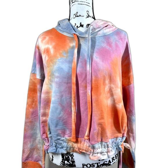 Blank NYC Pink sweater women sweet spot sweater long sleeve hoodie size M boho - Picture 1 of 12